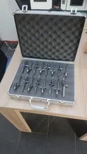 Caja de Herramientas de aluminio portátil, equipo de seguridad, estuche de almacenamiento, Maleta resistente a impactos con esponja