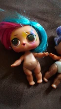 L O L Sorpresa de la serie 5 Hairgoals cambio de Color de 8cm gran hermana pelo muñecas LOL Bhaddie muñeca salpicaduras conjunto niños jugar juguete para regalo