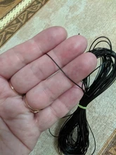 Correa de cuerda de rosca encerada de 0,5-2,5mm, collar, cuentas de cuerda para fabricación de joyería, pulsera Shamballa Diy, novedad