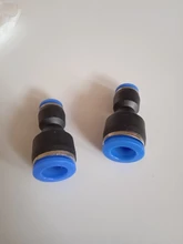 Accesorios Neumáticos conector de plástico PU, tubo de manguera de aire y agua, empuje hacia dentro, conexión rápida de Gas recta, 4mm, 6mm, 8mm, 10mm