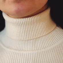 Knitted Sweater Jumper Pull Winter Tops Basic Turtleneck Women Korean Warm Autumn Slim