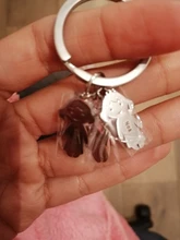 LLavero de acero inoxidable con grabado personalizado para niños y niñas, joyería con nombre, fecha, familia