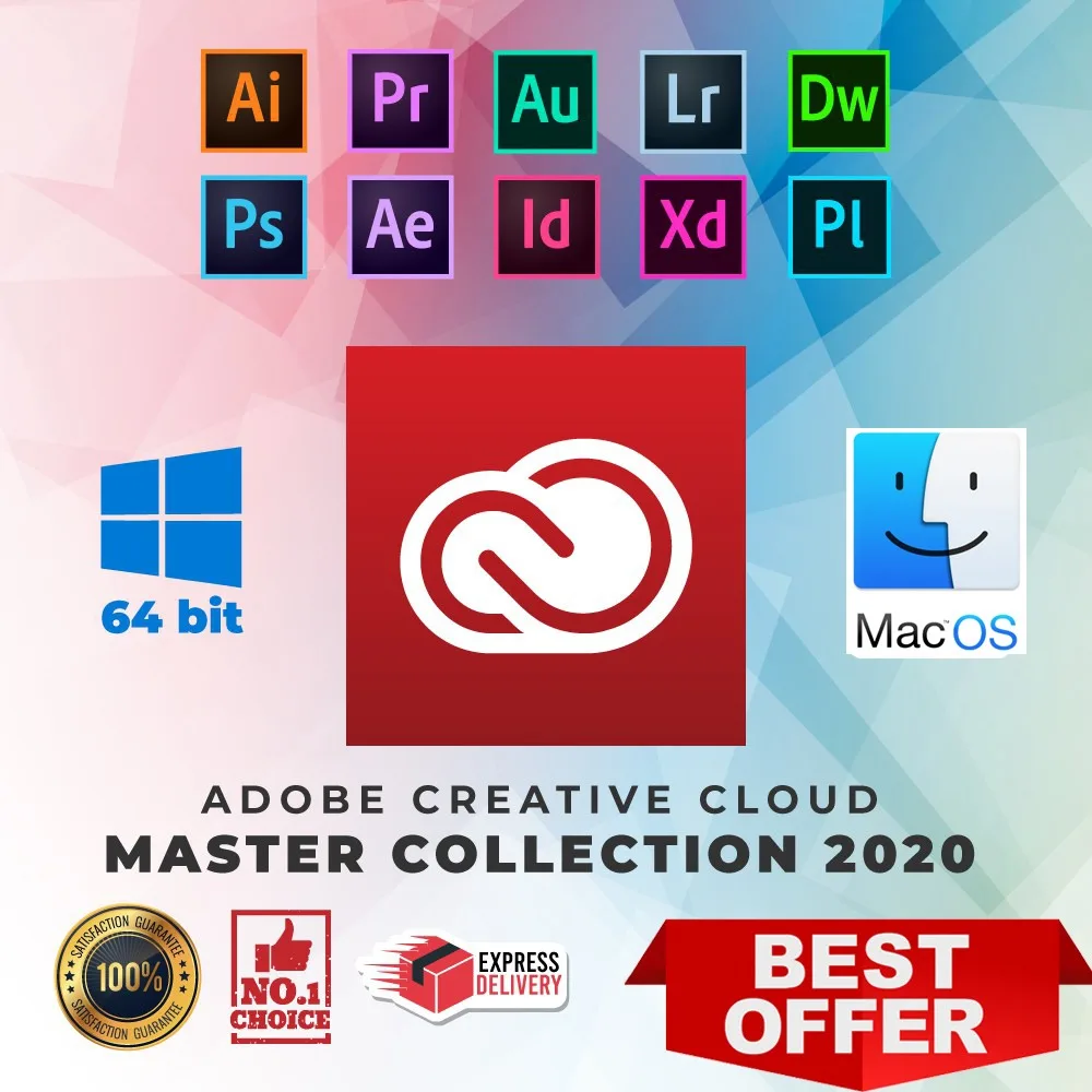ADOBE MASTER COLLECTION CC 2020 Mac OS / Windows 2021 LifeTime Activation LAST Version enlarge