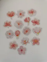 Mohamm-planificador de flores de cerezo japonés, diario de flores, decoración de papel, pegatinas Kawaii pequeñas, diario de álbum de recortes