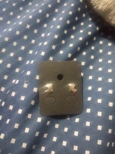 50 Uds 3,8x4,8 cm pendiente pantalla Tarjeta de pendiente arete titular en blanco etiquetas de papel Kraft para DIY pendientes de gota largos tarjeta para presentación de joyas