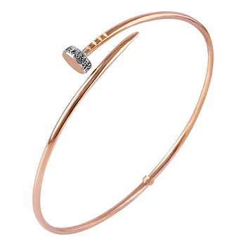 

Bracelet 18k Rose Gold model Bracelets (3 Diamond 0,80mm. 0,012cts.) Measurement: 52x46x2mm.