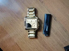 BOAMIGO-reloj analógico de cuarzo para hombre, camiseta nueva de marca de lujo, relojes deportivos de acero inoxidable dorado, cuadrados, Digital, grande, 2021