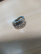 Anillos con letras para mujeres y niños, joyería Retro, Patronum, regalos de disfraz de fiesta