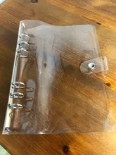 Cubierta de PVC para libreta, accesorio para libreta A5/A6/A7, transparente, conciso, 6 archivador con agujeros, planificador, diario, Bullet