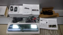 Camera Dashcam Driving Lens Video-Recorder Rearview-Mirror Car Dvr Gps Fhd 12-Inch VVCAR-V17