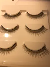 Pestañas postizas efecto 3D, extensión de pestañas de pelo largo de visón, efecto de belleza natural de 3 pares, N.º X11