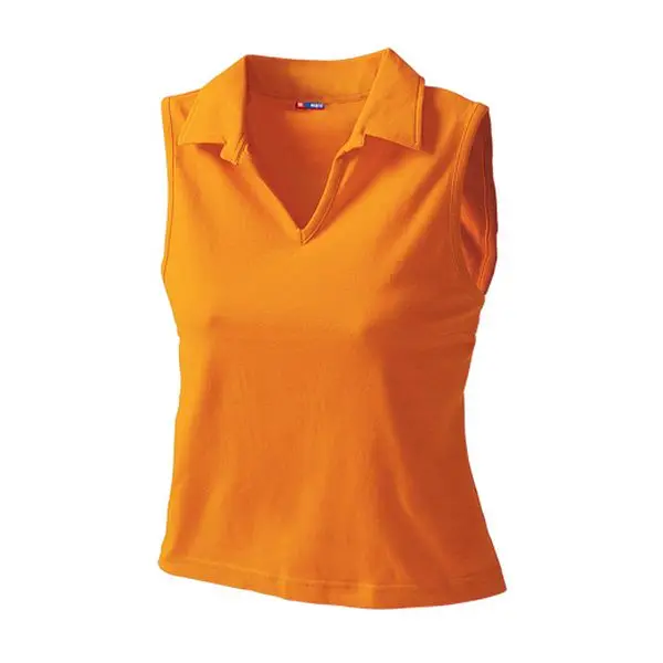 Женская рубашка поло без рукавов 149197