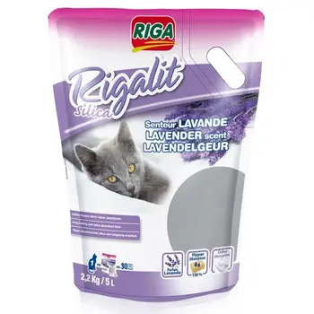 

Garbage silica RIGA Doypack-lavender Flavor-2.2 kg - 5 L