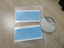 Cinta adhesiva de doble cara, 60 lengüetas, precortada, verde y blanco, para pelo, recambio de extensión, impermeable, para pelucas