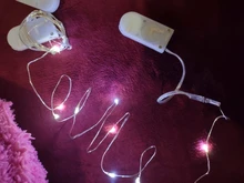 Fairy-String-Lights Garland Battery-Powered Copper-Wire LED USB Indoor-Decorations New-Year-Lights