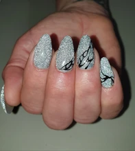 MIZHSE-esmalte de uñas en Gel UV, barniz de uñas semipermanente brillante en 6 colores, 10ML