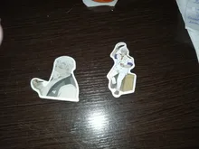 Bungo Stray-pegatinas de perros de PVC para niños, pegatinas de grafitis, maletas, equipaje, guitarra, coche, impermeable, 10/100 Uds.