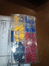 Kit de Terminal de anillo (102 Uds. 10 tipos RV) Juego de conector de engarce eléctrico con caja, cable de cobre aislado cable Pin End Butt