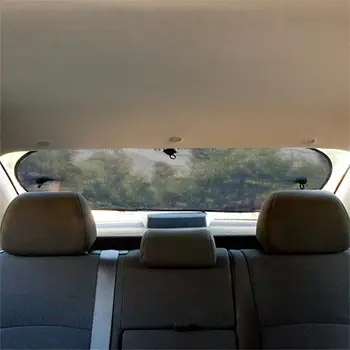 

INT40117-triple layer universal rear car sunshade 100x50 bcorona