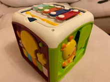 Cubo de actividades para bebés, juguetes 7 en 1 para niños pequeños, juguete educativo, clasificador de formas, Musical, cuentas, laberinto, Discovery, juguetes para aprendizaje