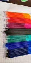 Juego de bolígrafo recargable, conjunto de boli borrable y recambiable, con carcasa lavable, mango de 0,5mm y cartuchos de recambios, tinta de 7 colores, ideal para la escuela y la oficina, 59 unidades