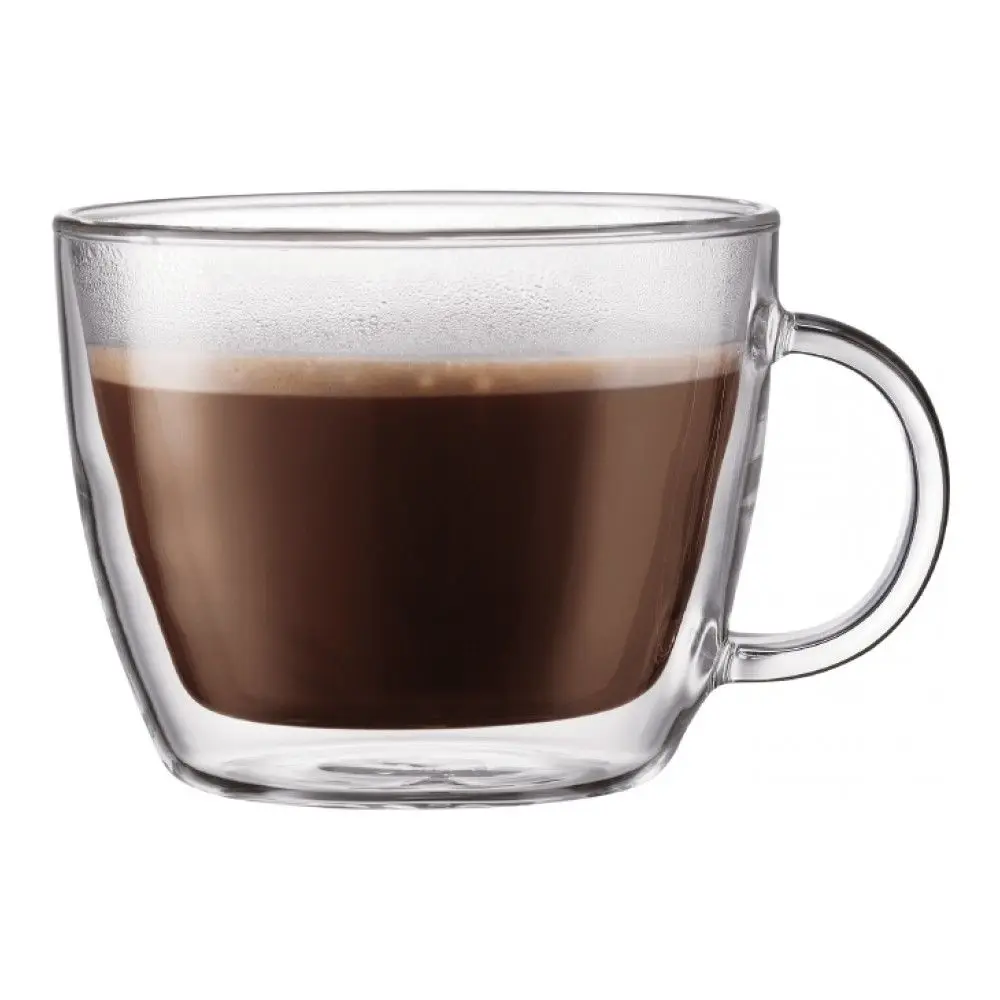 Набор термокружек Bodum Bistro 2 шт., 0,45л, 9см, прозрачный