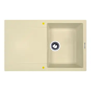 

Kitchen sink Zigmund & shtain rechteck 775 young champagne beige granite