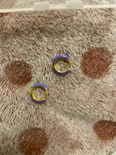 ROXI Ins-Pendientes de aro pequeños para mujer, en 9 colores, joyería fina, Pendientes de cartílago inusuales, aretes de Plata de Ley 925