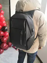 CEAVNI-Mochila impermeable con carga USB para hombre, bolsa de negocios informal Oxford para ordenador portátil de 15,6 pulgadas