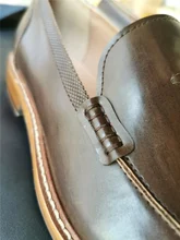 Zapatos informales de lujo para hombre, mocasines cómodos a la moda, de cuero, 7 ~ 12, # AL701, 2021
