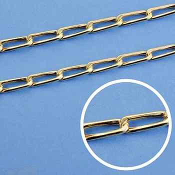 

18k gold chain bilbao hollow 50 cm 4mm. 12.00 grs. [9540]