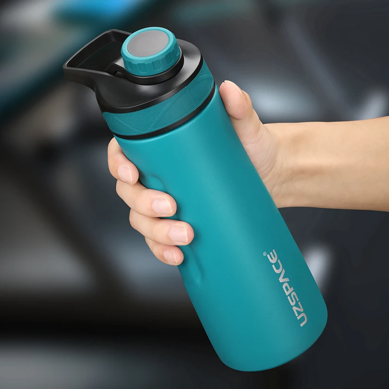 UZSPACE Thermos Stainless Steel Vacuum Flask Cup Creative Portable Leakproof Travel Mug 2 Style Lid Thermo Bottle With Handgrip water bottle thermal mug stainless steel thermos bottle thermal water bottle stainless steel water bottle stainless steel cup stainless steel thermos cup stainless steel thermal container