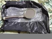 MJEBM-accesorios de baño ABS, boquilla presurizada de ducha de alta presión, ahorro de agua, lluvia, cromado, 1 ud.