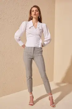 

Trendyol Plaid Pants TWOSS20PL0155