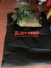 Kayme cubierta para coche portadas de coche de camuflaje al aire libre de protección solar a prueba de agua reflector polvo lluvia nieve protectora suv sedán completo