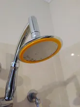 Cabezal de ducha Nano iónico de lluvia para baño, de 4/6 pulgadas, cromado redondo, ultrafino, giratorio de 360 °, C90D