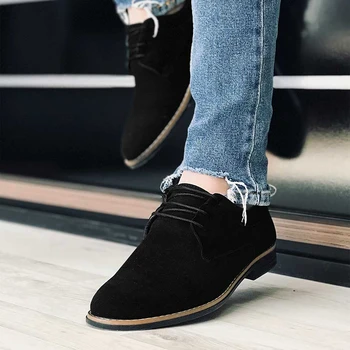 

Bonjey New Season Black Suede Casual Classic Men 'S Shoes 2021 Fashion High Quality, comfortable Casual High Quality Elegant Spring Summer