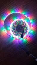 Lamp Tape Ribbon Strip-Light Alexa-Adapter LED Wifi-App Flexible 2835 5M-30M RGB 