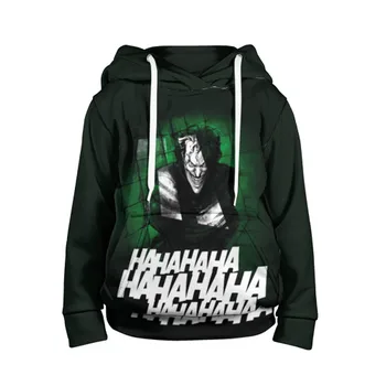 

Детская толстовка 3D «Laughing joker» для мальчиков и девочек, Комфортная толстовка-кенгуру с рисунком, Полная запечатка