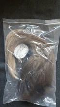 ALAN EATON-Peluca de cabello sintético liso para mujer, cabellera artificial corto y rubio con flequillo, color marrón degradado, estilo Cosplay, resistente al calor
