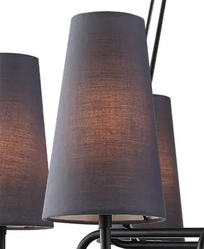 

Pendant interior chandelier Syring in loft style, 60 W, E14, for 6 lamps