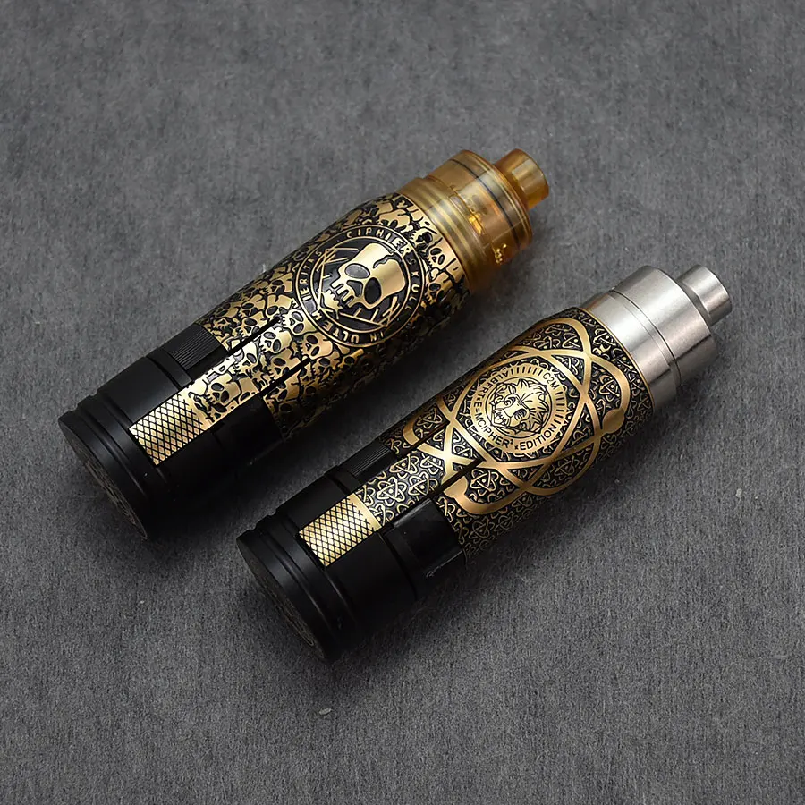 

Механический мод CIPHER MK2, испаритель nisshoku rda vap, мод из латуни, подходит для модели 18650 Аккумуляторный механический мод kit