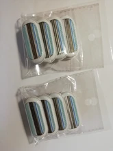 Cabezales de afeitado de 3 cuchillas, máquina de afeitar para el cuidado de la piel, recortador de pelo corporal reemplazable, accesorios de depilación, 4 unids/lote