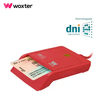 

Woxter Lector DNI Electrónico Rojo - Lector de DNI Electrónico