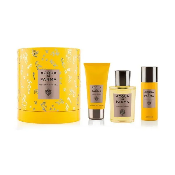 Men's Perfume Set Colonia Intensa Acqua Di Parma(3 pcs
