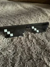 Lentes de mosaico de 8 bits, lentes de mosaico con codificación de píxeles, a la moda, geniales, Vintage, divertidas, para fiesta