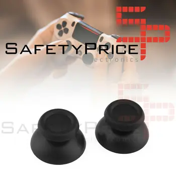 

2x JOYSTICK PS4 PLAYSTATION 4 analog knob THUMB STICK buttons R3 L3 Black