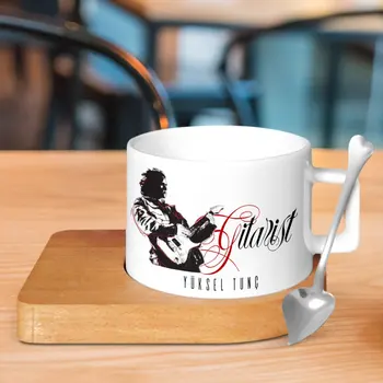

Personalized Professional Guitarist Wood Altlıklı Ceramic Cup-1