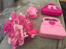 25/32 Uds juego chico maquillaje de juguetes Rosa maquillaje princesa peluquería Sim