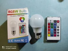 Spotlight Changing-Lamp Dimmable-Light Led-Bulb Smart-Control 16color 220v E27 Led 110v